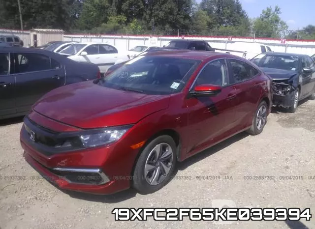 19XFC2F65KE039394 фото 3