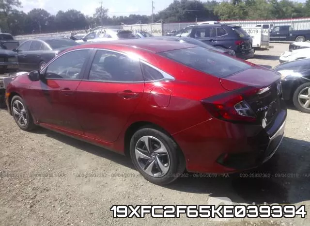 19XFC2F65KE039394 фото 4