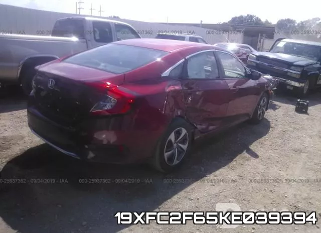 19XFC2F65KE039394 фото 7