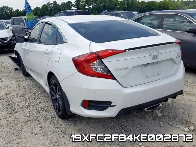 19XFC2F84KE002872 фото 4