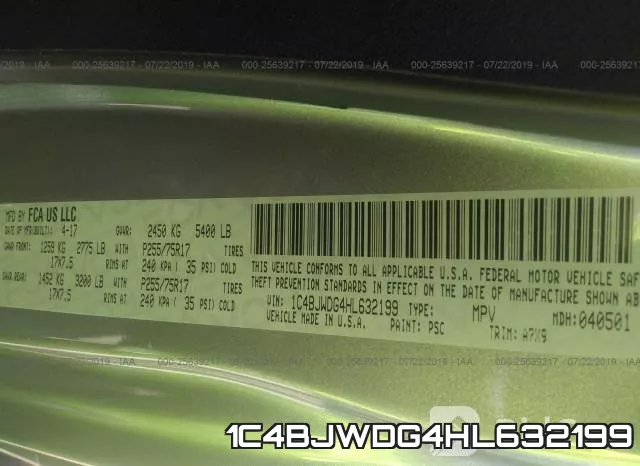 1C4BJWDG4HL632199 фото 10