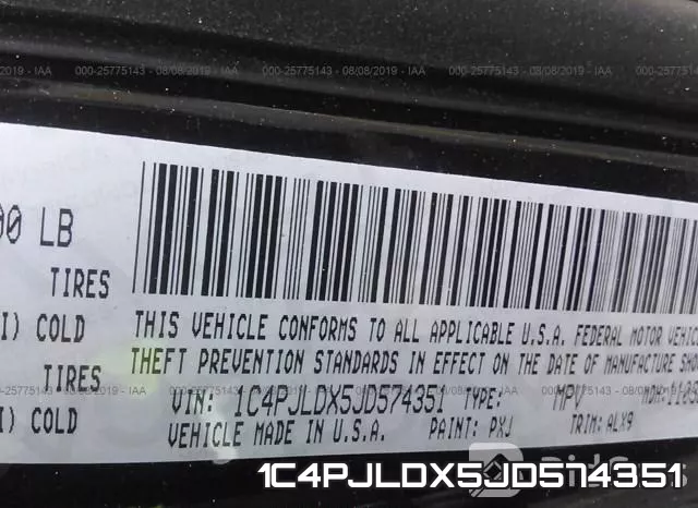 1C4PJLDX5JD574351 фото 10