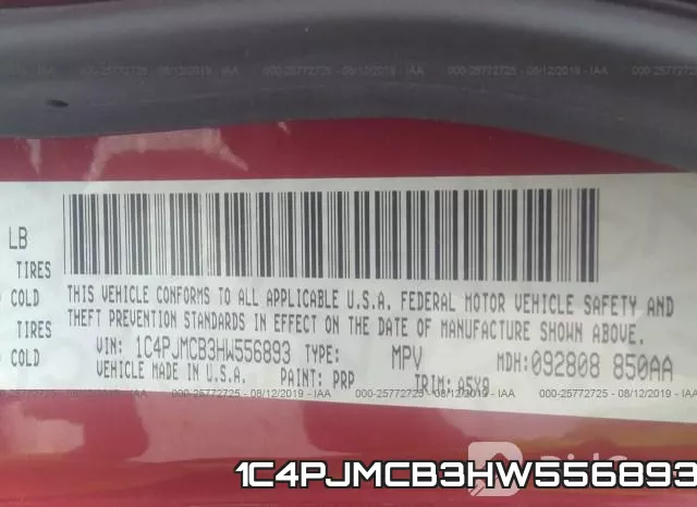 1C4PJMCB3HW556893 фото 10