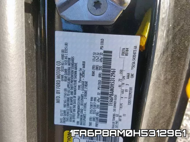 1FA6P8AM0H5312961 фото 2