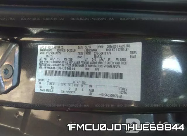 1FMCU0JD7HUE68844 фото 10