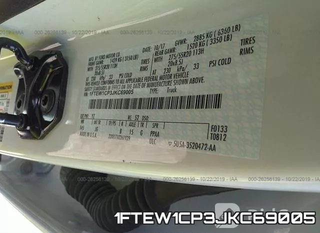 1FTEW1CP3JKC69005 фото 10