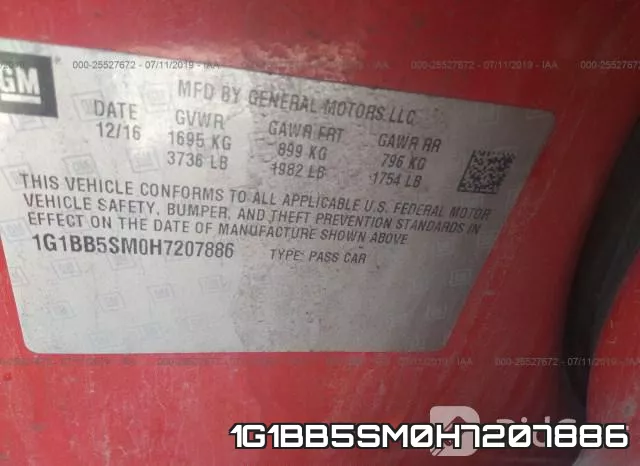 1G1BB5SM0H7207886 фото 10