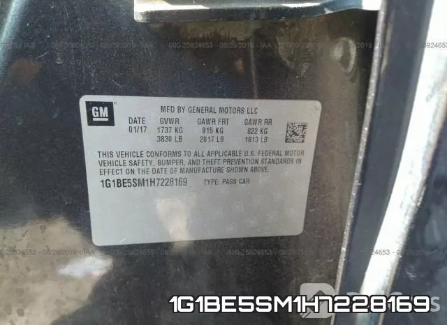 1G1BE5SM1H7228169 фото 10