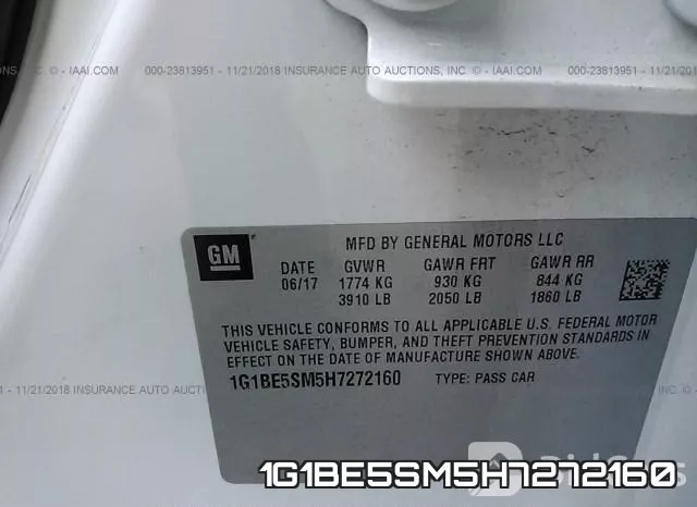 1G1BE5SM5H7272160 фото 10