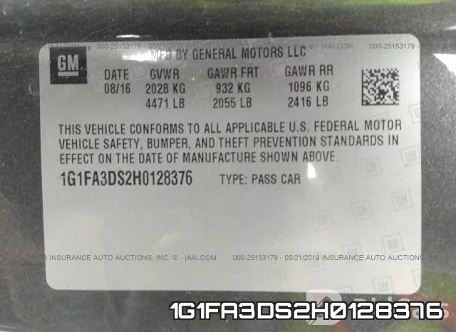 1G1FA3DS2H0128376 фото 10