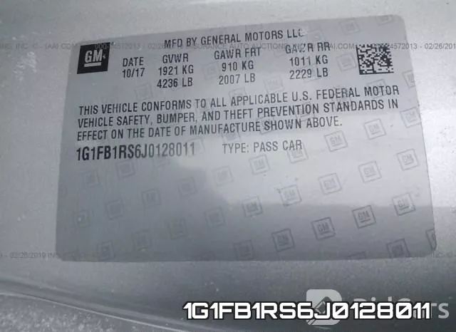 1G1FB1RS6J0128011 фото 10