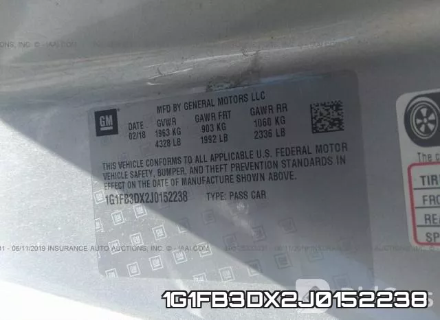 1G1FB3DX2J0152238 фото 10