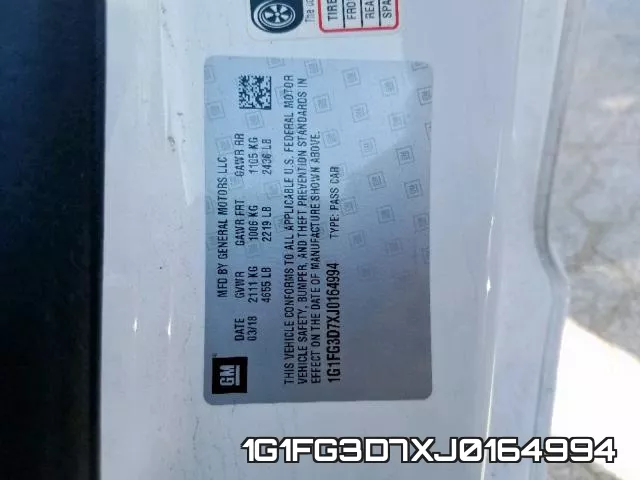 1G1FG3D7XJ0164994 фото 2