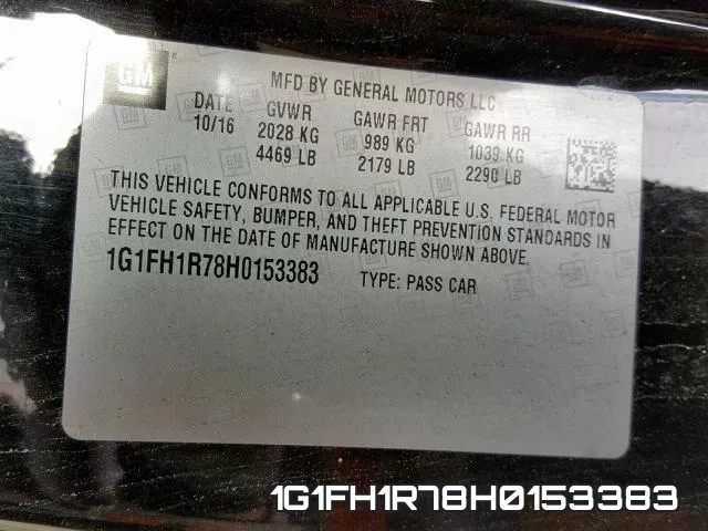 1G1FH1R78H0153383 фото 2
