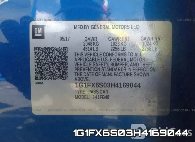 1G1FX6S03H4169044 фото 10