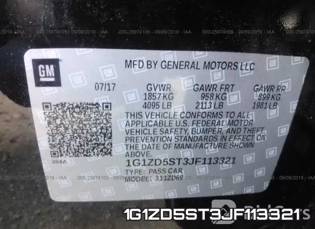 1G1ZD5ST3JF113321 фото 9
