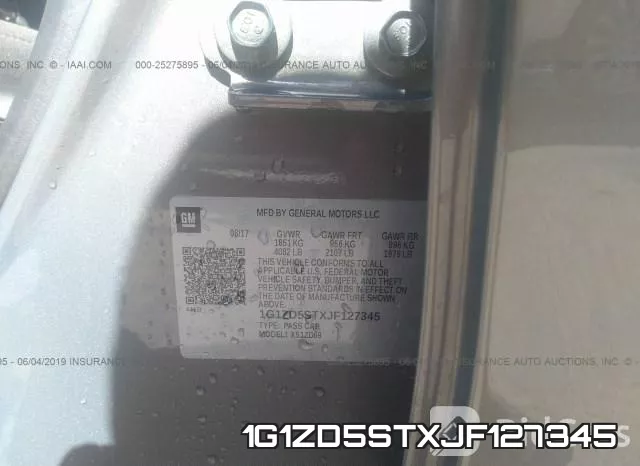 1G1ZD5STXJF127345 фото 10
