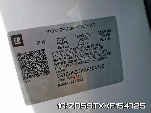 1G1ZD5STXKF154725 фото 2