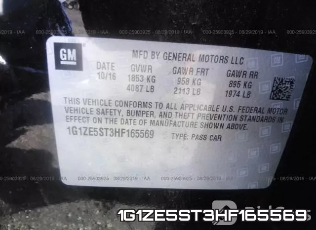 1G1ZE5ST3HF165569 фото 10