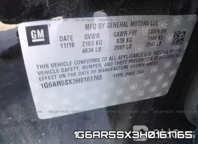 1G6AR5SX3H0161765 фото 10