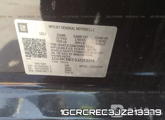 1GCRCREC3JZ213379 фото 10