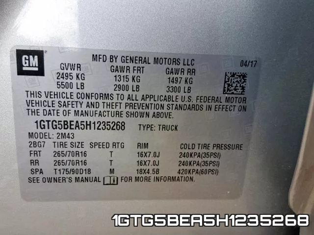 1GTG5BEA5H1235268 фото 2