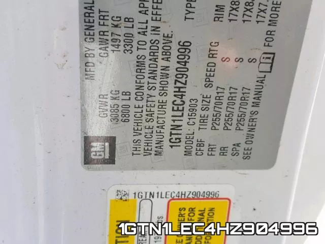 1GTN1LEC4HZ904996 фото 2