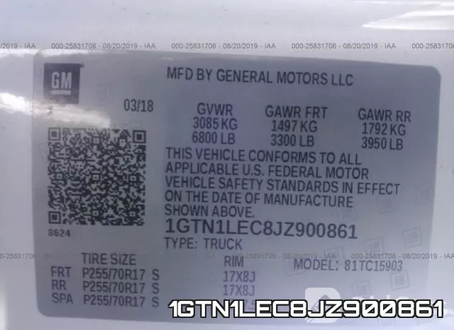 1GTN1LEC8JZ900861 фото 10