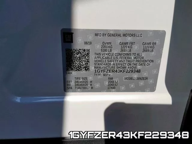 1GYFZER43KF229348 фото 2