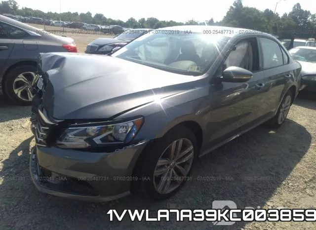 1VWLA7A39KC003859 фото 3