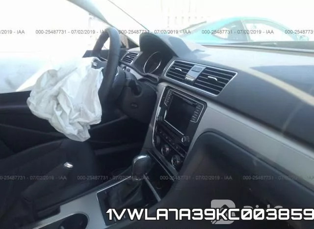 1VWLA7A39KC003859 фото 6