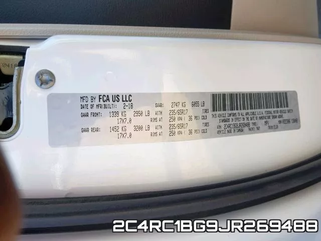 2C4RC1BG9JR269488 фото 2