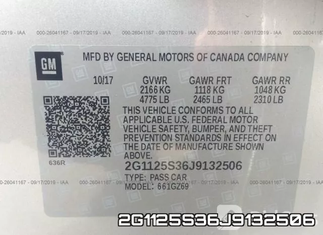 2G1125S36J9132506 фото 10