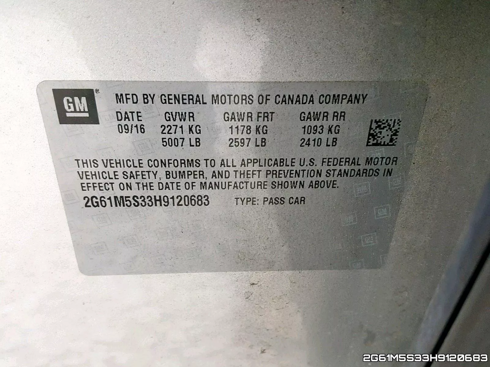 2G61M5S33H9120683 фото 2