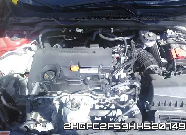 2HGFC2F53HH520749 фото 2