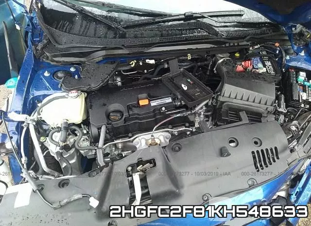 2HGFC2F81KH548633 фото 2