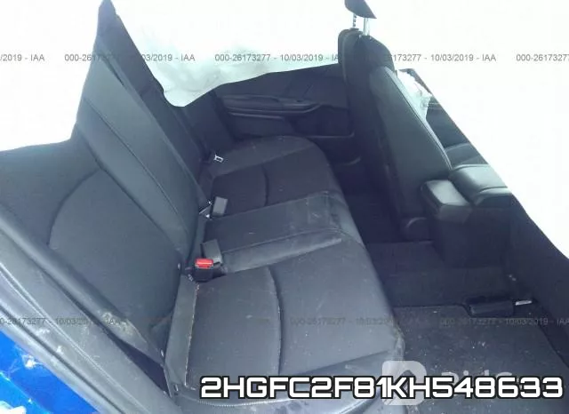 2HGFC2F81KH548633 фото 9