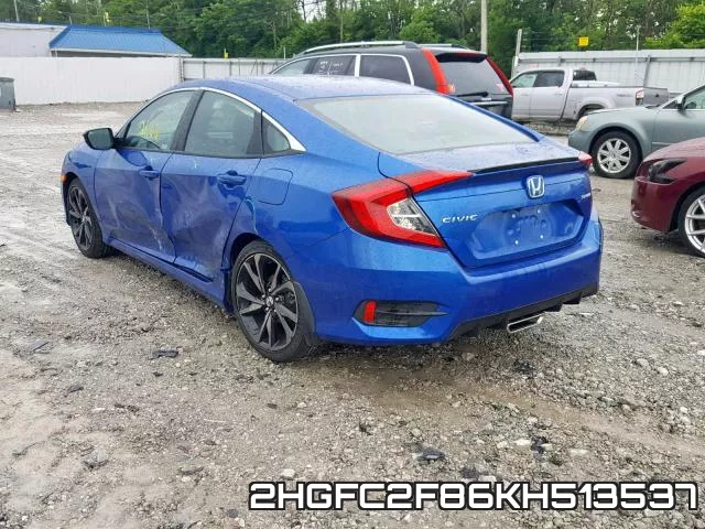 2HGFC2F86KH513537 фото 4