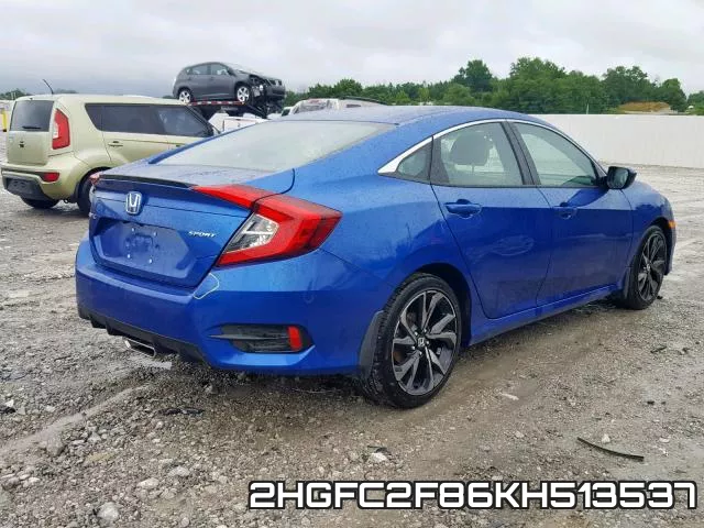 2HGFC2F86KH513537 фото 5