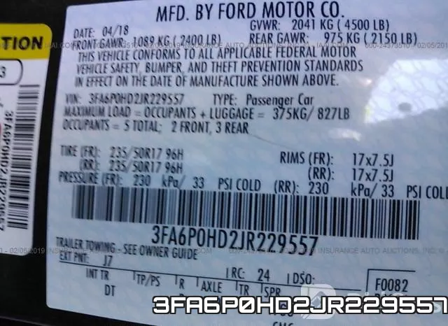 3FA6P0HD2JR229557 фото 10