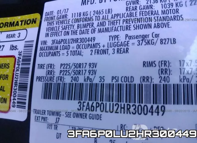 3FA6P0LU2HR300449 фото 10