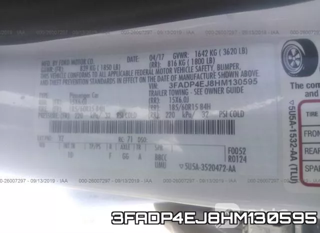 3FADP4EJ8HM130595 фото 10
