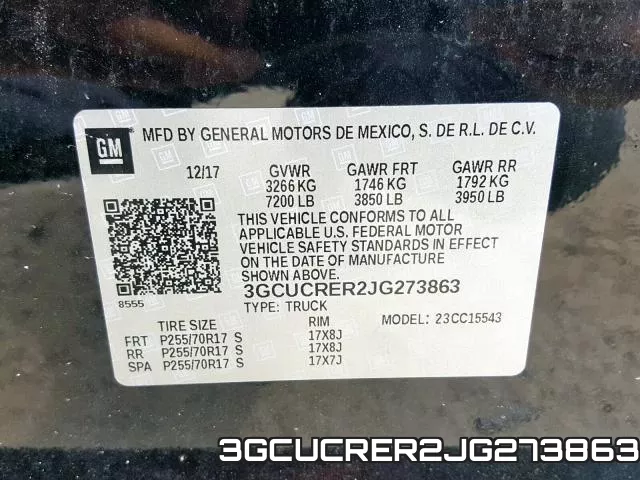3GCUCRER2JG273863 фото 2