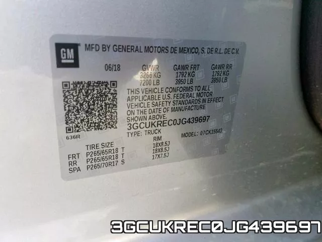 3GCUKREC0JG439697 фото 2