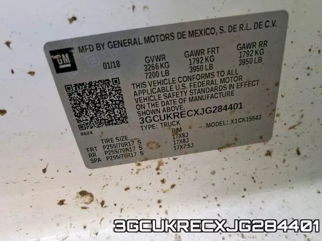 3GCUKRECXJG284401 фото 2