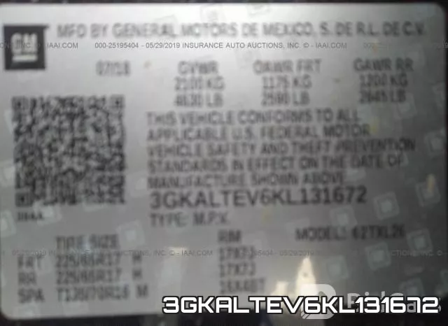 3GKALTEV6KL131672 фото 10