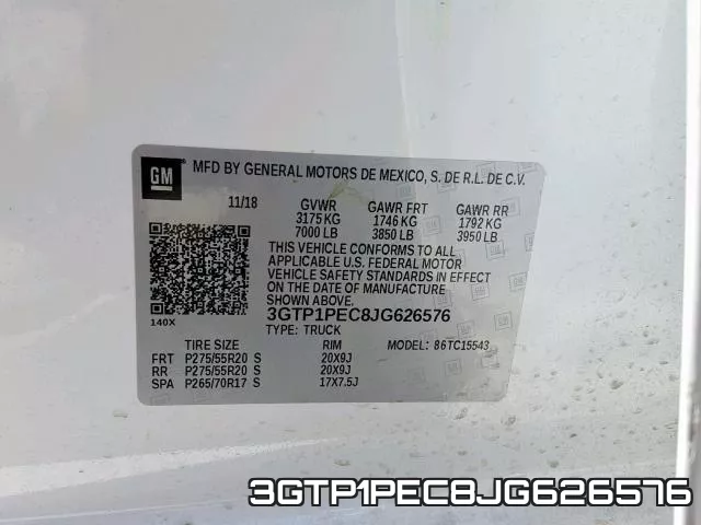 3GTP1PEC8JG626576 фото 2