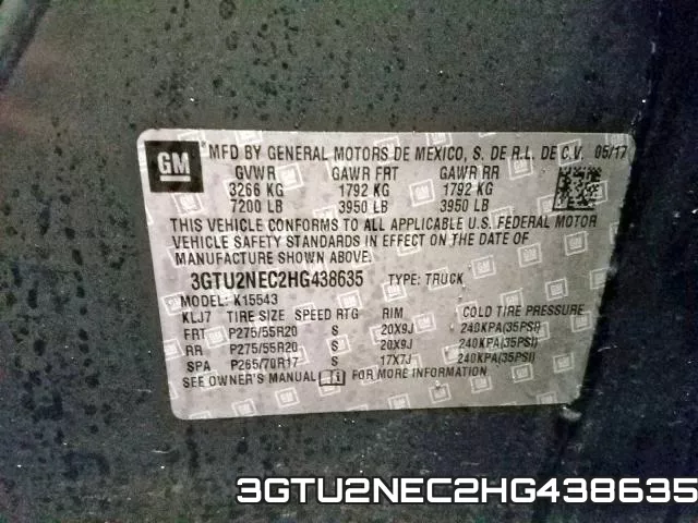 3GTU2NEC2HG438635 фото 2