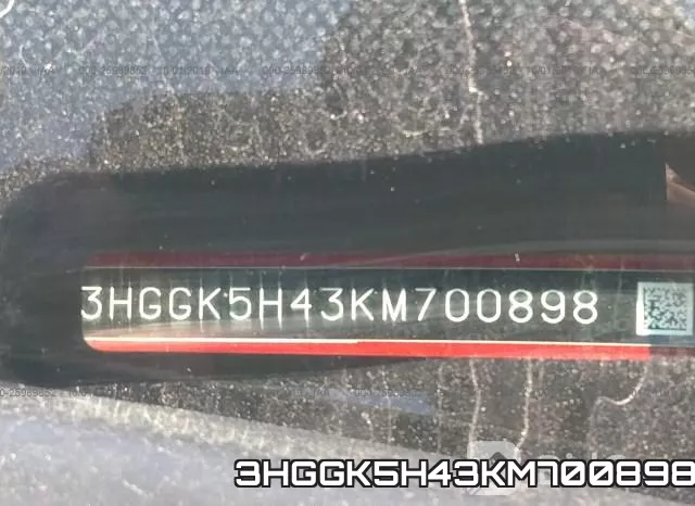 3HGGK5H43KM700898 фото 10