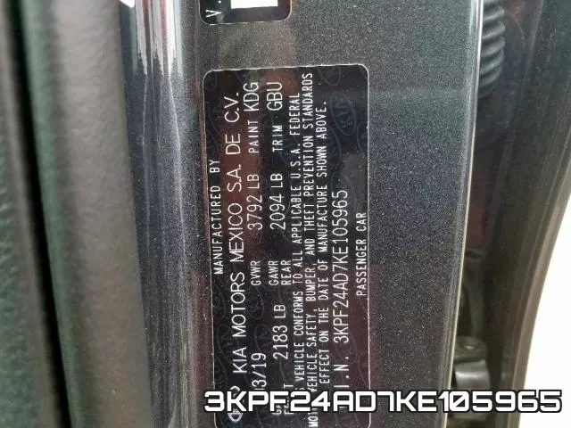 3KPF24AD7KE105965 фото 2